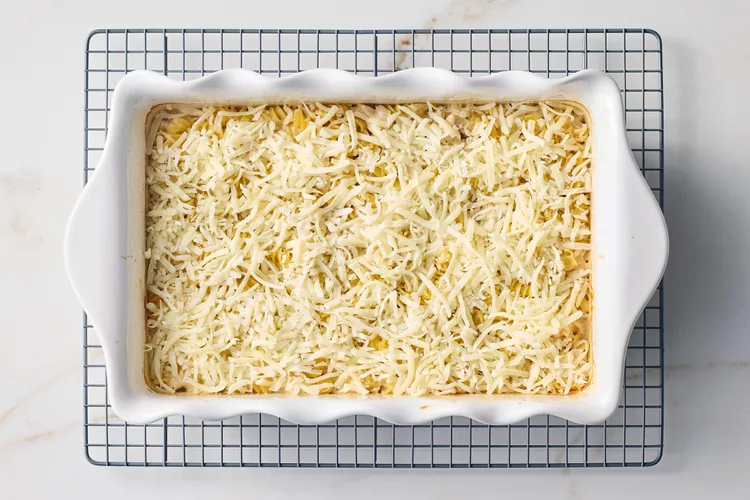 Poulet Alfredo crémeux en une seule poêle avec sauce onctueuse et touche de citron frais etape3