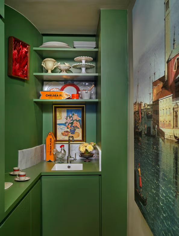 couleur vert aneth intérieur moderne