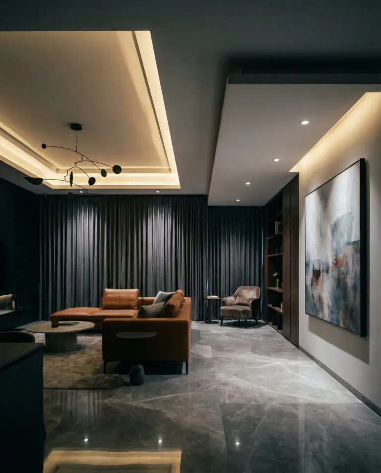 Plafond salon adapté à chaque espace