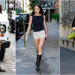 Mini‑shorts + biker boots : la tenue été 2025 qui envoie du style (et du caractère)
